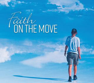 Cover image of "Faith on the Move", the new United Church Lenten devotional