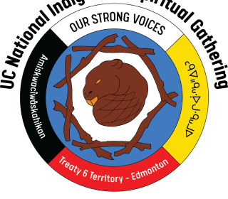 Logo for the National Indigenous Spiritual Gathering 2023