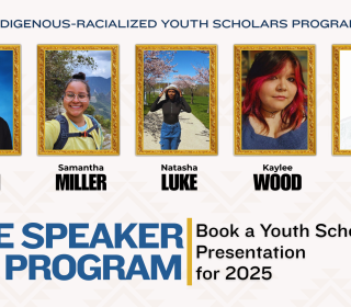 Poster for Indigenous-Racialized Youth Scholars 2025