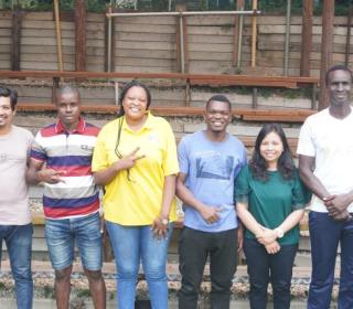 ARI participants who received United Church scholarships pose together