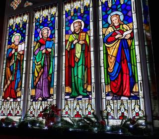 Chipman United Church window