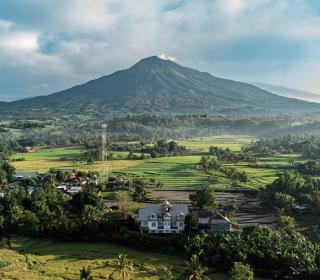 Mt. Kanlaon in the Philippines