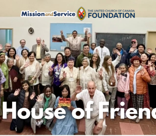 The congregation of St Luke's pose together