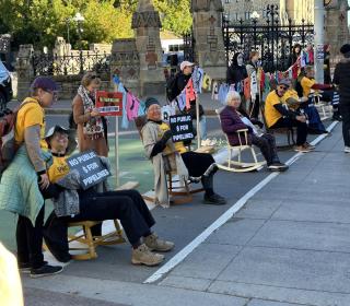 Senior Climate Witness demonstration.