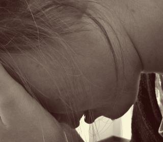 Crying woman