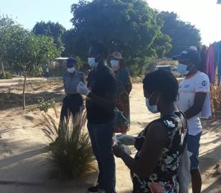 ZCC Epworth Local Ecumenical Fellowship distributes soap and clean water during COVID-19.