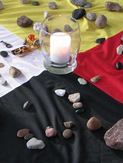Four colours of the medicine wheel