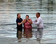 Baptism in the St. Lawrence