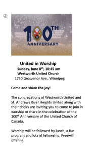 United in Worship Invitation