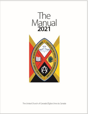 Image: cover of The Manual of The United Church of Canada, 2021