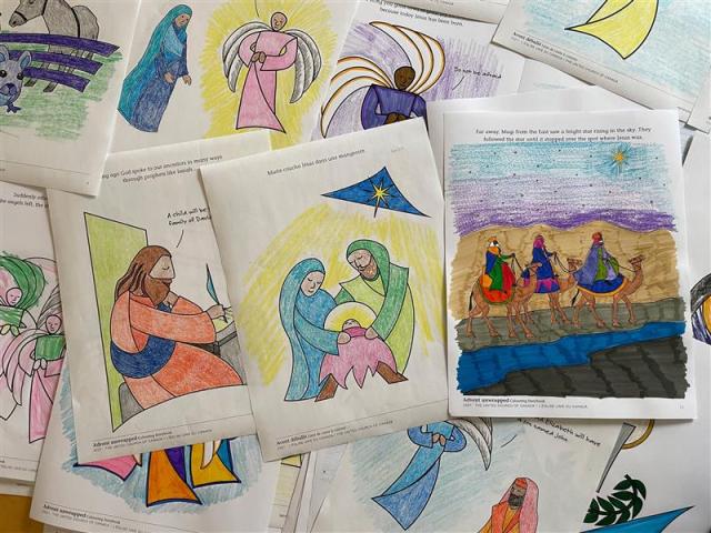 Advent Unwrapped Storybook Page
