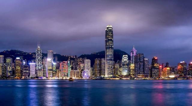 Hong Kong City Skyline