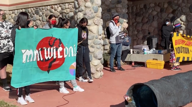 Youth Council from the Standing Rock and Cheyenne River Nations