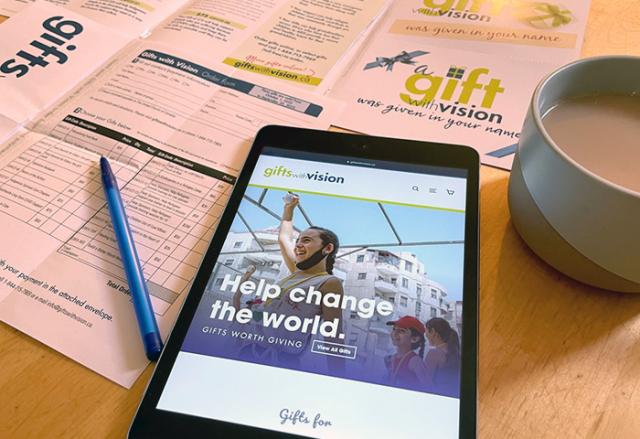 Items from the 2022 Gifts with Vision package