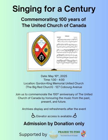 Singing for a Century invitation