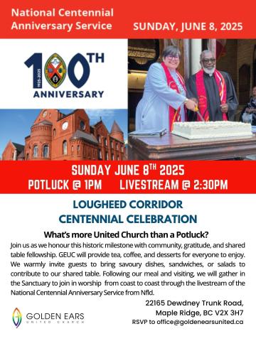 Centennial Livestream invitation