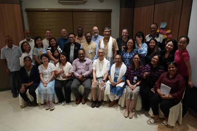 A group photo of the United Church Asian Mission and Service partners in Manila.