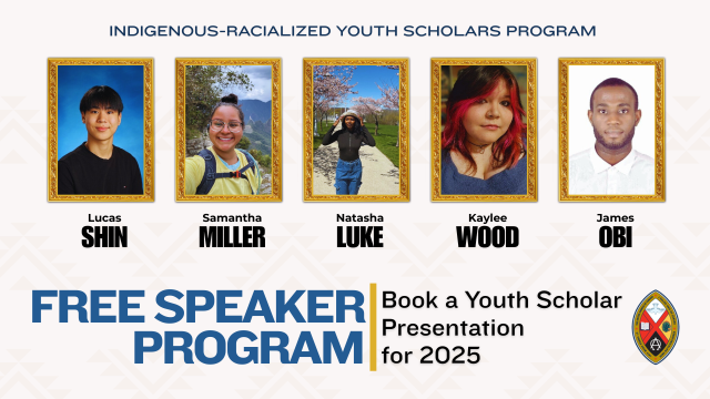 Poster for Indigenous-Racialized Youth Scholars 2025