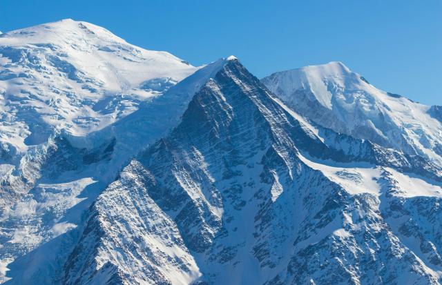 Snow covered mountain