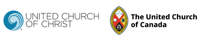 The logos of the United Church of Christ and United Church of Canada