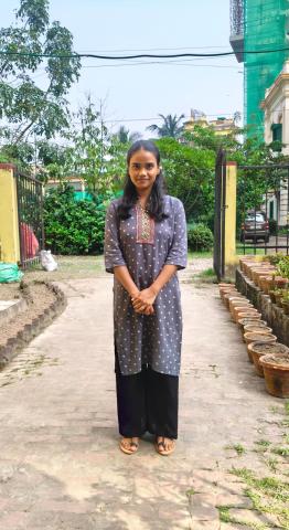 A portrait of Ghorpade Sakshi Shamsan