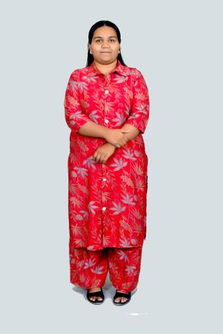 A portrait of Preeti Swami