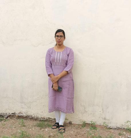 A portrait of Sasmita Sarangi