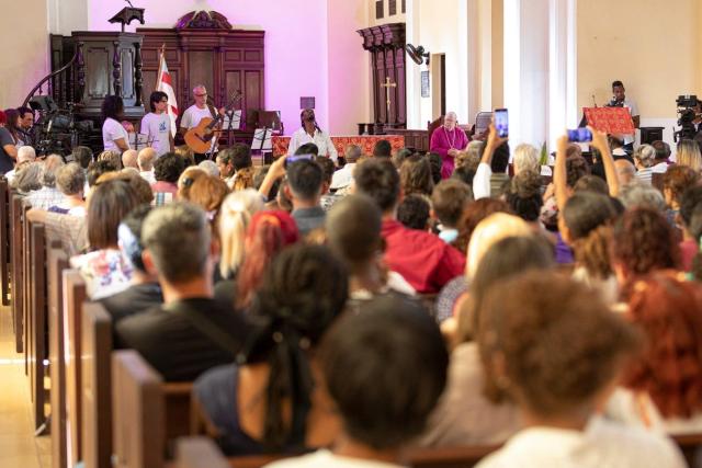 Palm Sunday service Consejo de Iglesias de Cuba 