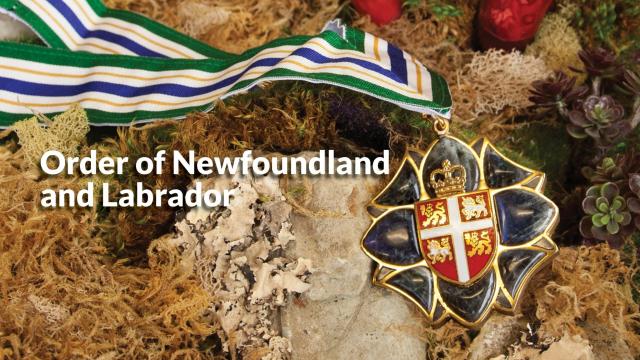 The medal of the Order of Newfoundland and Labrador