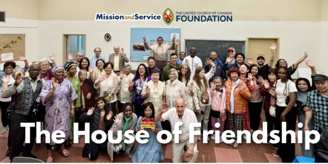 The congregation of St Luke's pose together