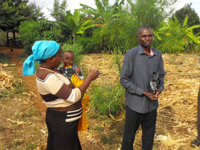 A family farm in Kenya.