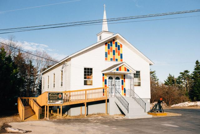 Trinity United Church in Deep Bright, Newfoundland.