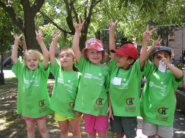 Children at Camp Cosmos in Montreal, PQ