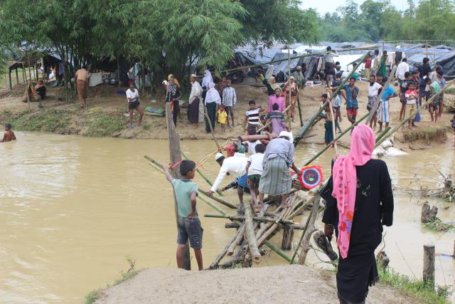 Rohingya refugee camps in Cox's Bazar (Bangladesh) 