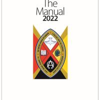 Image: The words The Manual 2022 above the crest of the United Church with the name of the church in English and French below.