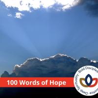 100 Words of Hope - an image of clouds after a storm.