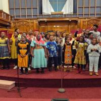 The African Intergenerational Praise Choir performs at St. Paul’s United Church