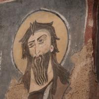 Detail of a Christian fresco in a  Syrian church