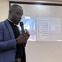 Rev. Adera leading a session at the Faith Beyond Borders workshop
